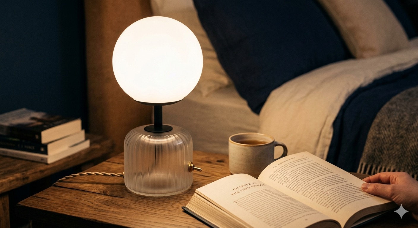North Glass Reading Lamp